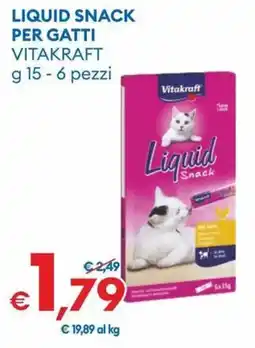 MD Discount Liquid snack per gatti VITAKRAFT offerta