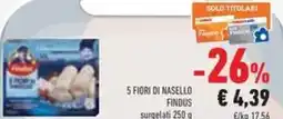 Conad 5 fiori di nasello FINDUS offerta