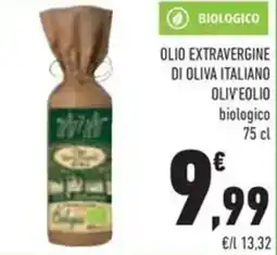 Conad Olio extravergine di oliva italiano oliveolio biologico offerta