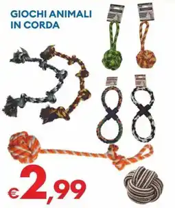 MD Discount Giochi animali in corda offerta