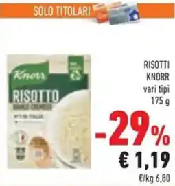 Conad Risotto KNORR offerta