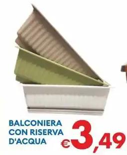 MD Discount Balconiera con riserva d'acqua offerta
