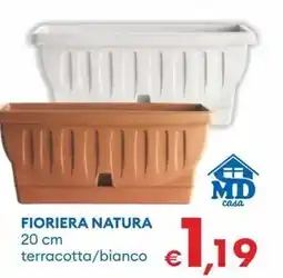 MD Discount Fioriera natura offerta