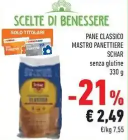 Conad Pane classico mastro panettiere SCHAR offerta