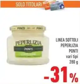 Conad Linea sottoli peperlizia PONTI offerta