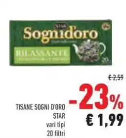 Conad Tisane sogni d'oro STAR offerta