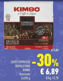 Conad Caffè espresso napoletano kimbo macinato offerta