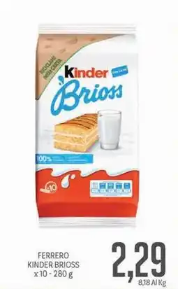 Supermercati Piccolo Ferrero kinder brioss offerta