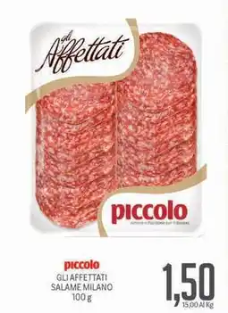 Supermercati Piccolo piccolo gli affettati salame milano offerta