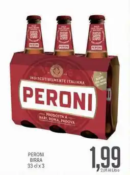 Supermercati Piccolo Peroni birra offerta