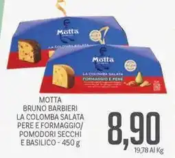 Supermercati Piccolo Motta bruno barbieri la colomba salata pere e formaggio/ pomodori secchi e basilico offerta