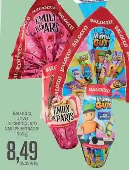 Supermercati Piccolo Balocco uovo di cioccolato offerta