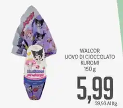 Supermercati Piccolo Walcor uovo di cioccolato kuromi offerta