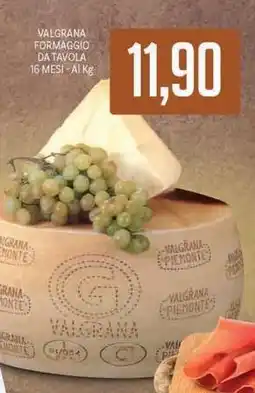 Supermercati Piccolo Valgrana formaggio da tavola offerta
