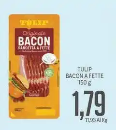 Supermercati Piccolo Tulip bacon a fette offerta