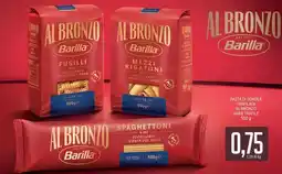 Supermercati Piccolo Pasta di semola trafilata al bronzo offerta
