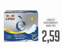 Supermercati Piccolo Lines è assorbenti offerta