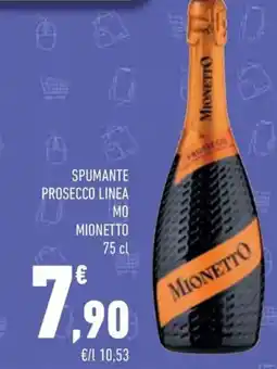 Conad Spumante prosecco linea mo mionetto offerta