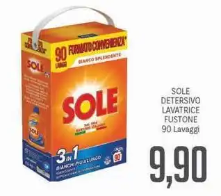 Supermercati Piccolo Sole detersivo lavatrice fustone offerta