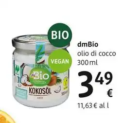 dm drogerie markt dmBio olio di cocco offerta