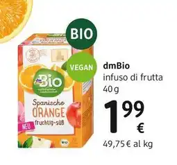 dm drogerie markt dmBio infuso di frutta offerta