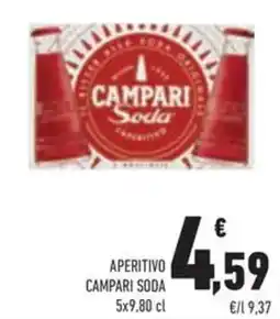 Conad Aperitivo campari soda offerta