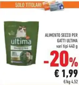 Conad Alimento secco per gatti ULTIMA offerta
