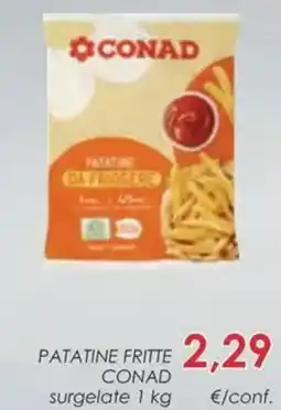 Conad Patatine fritte CONAD offerta
