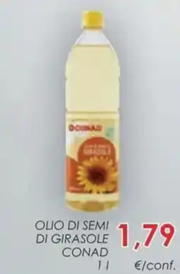 Conad Olio di semi di girasole CONAD offerta