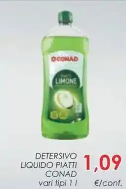 Conad Detersivo liquido piatti CONAD offerta