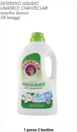 Conad Detersivo liquido lavatrice chanteclair muschio bianco offerta