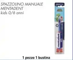 Conad Spazzolino manuale mentadent kids 0/6 anni offerta
