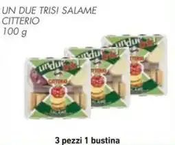 Conad Un due tris! salame CITTERIO offerta