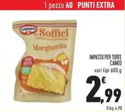Conad Impasto per torte CAMEO offerta