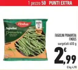 Conad Fagiolini primavera FINDUS offerta