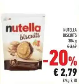 Conad Nutella biscuits offerta