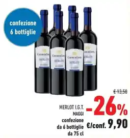 Conad Merlot i.g.t. maggi offerta