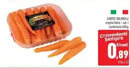 Conad Superstore Carote solarelli offerta