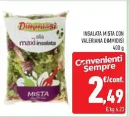 Conad Superstore Insalata mista con valeriana DIMMIDISÌ offerta