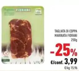 Conad Superstore Tagliata di coppa marinata FIORANI offerta