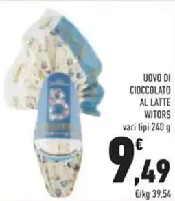Conad Superstore Uovo di cioccolato al latte WITORS offerta