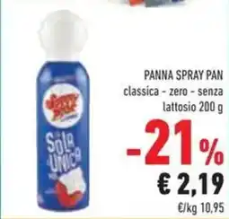 Conad Superstore Panna SPRAY PAN offerta