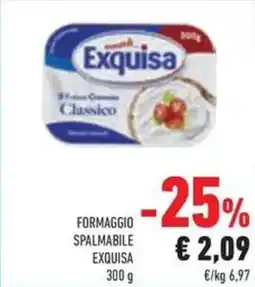 Conad Superstore Formaggio spalmabile EXQUISA offerta