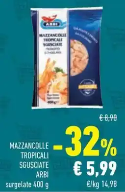 Conad Superstore Mazzancolle tropicali sgusciate ARBI offerta