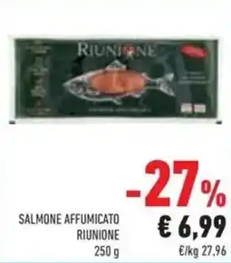 Conad Superstore Salmone affumicato RIUNIONE offerta