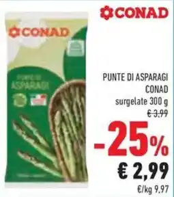Conad Superstore Punte di asparagi CONAD offerta