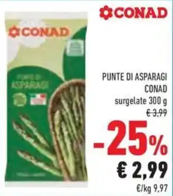 Conad Superstore Punte di asparagi CONAD offerta