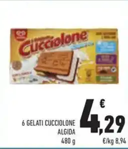 Conad Superstore 6 gelati cucciolone ALGIDA offerta
