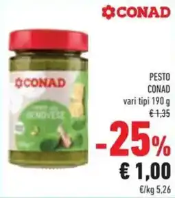 Conad Superstore Pesto CONAD offerta