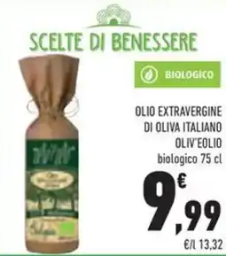 Conad Superstore Olio extravergine di oliva italiano OLIVEOLIO offerta